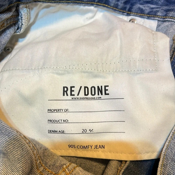 Re/Done Jeans Size 31 NWT - Picture 11 of 13